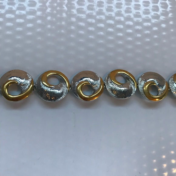 NEW Bijoux Terner Gold/Silver Necklace & Earrings - Picture 6 of 7